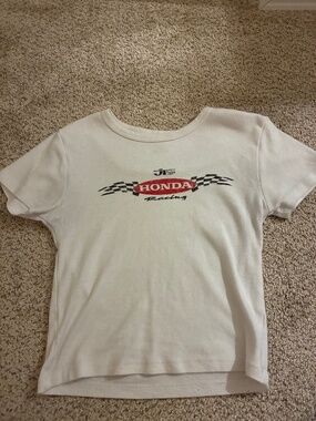 Honda Women’s White Crop Top